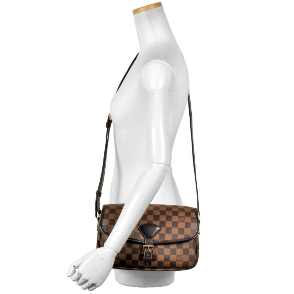 LOUIS VUITTON Authentic Brown Damier Shoulder Bag - Picture 9 of 9